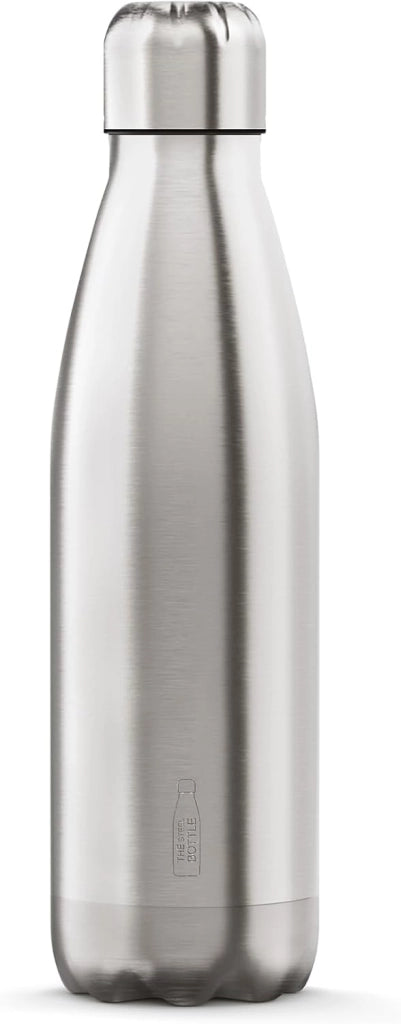 The Steel Bottle Bottiglia termica in Acciaio Inox Capacità 500 ml Chiusura Ermetica - Argento