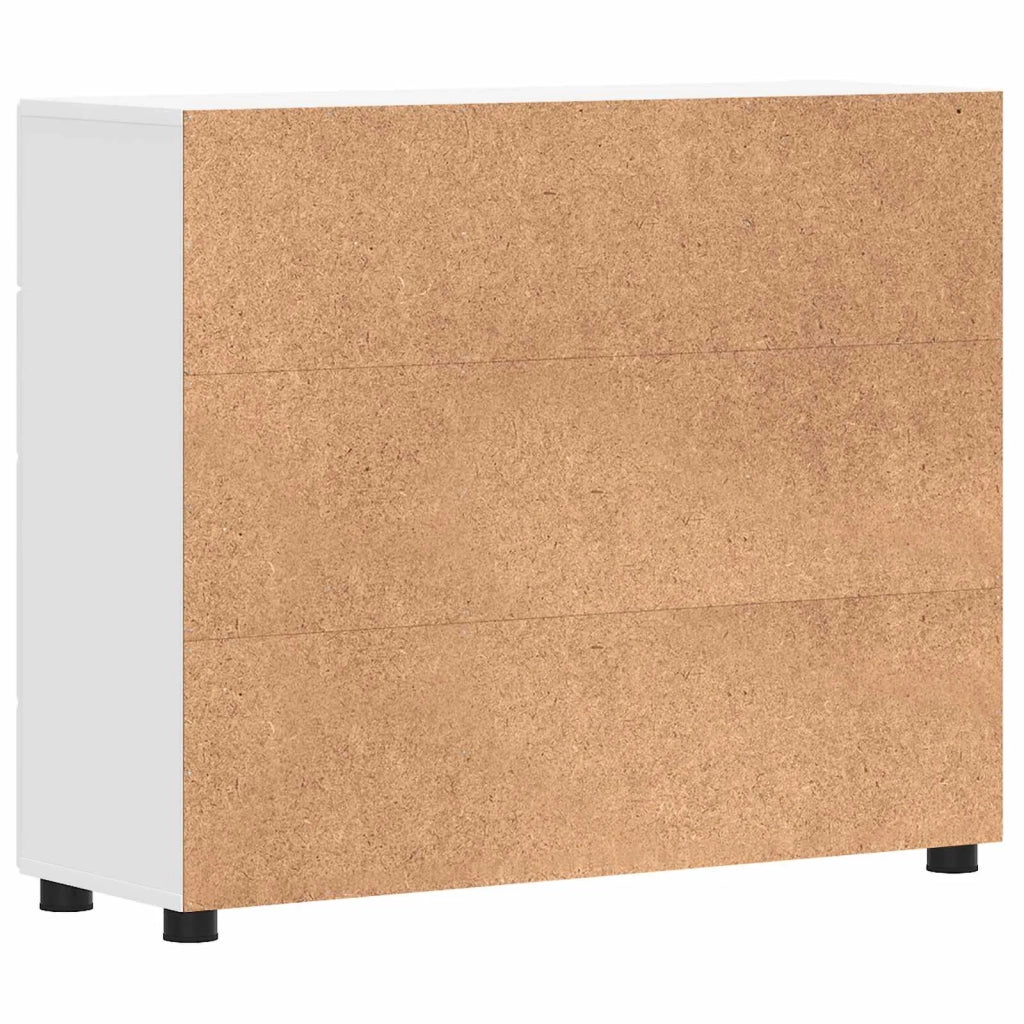 Armadio in Legno Bianco 88,5 x 30,5 x 73 cm Legno multistrato