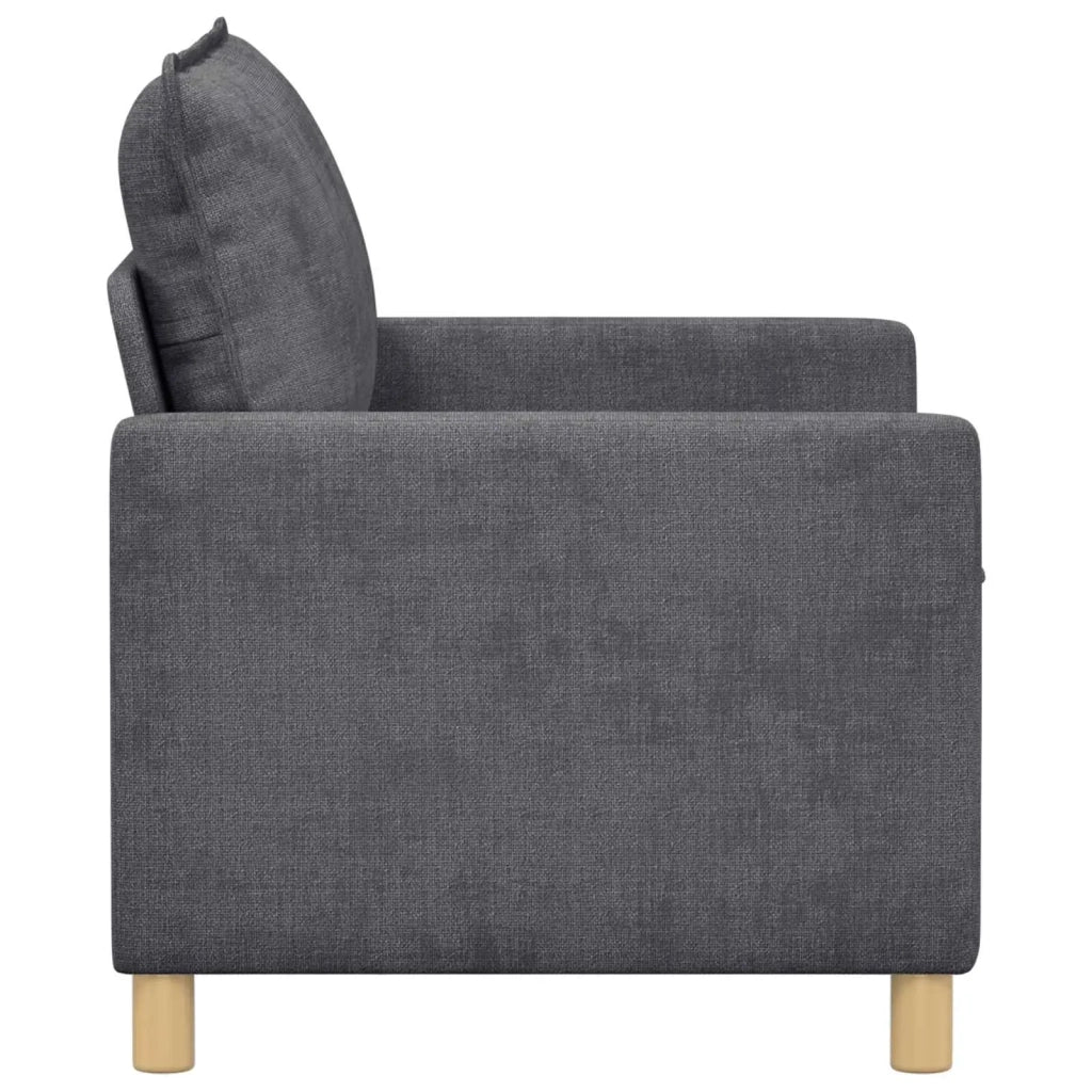 Divano Grigio Scuro 126 x 81 x 87,5 cm Poliestere 42028821
