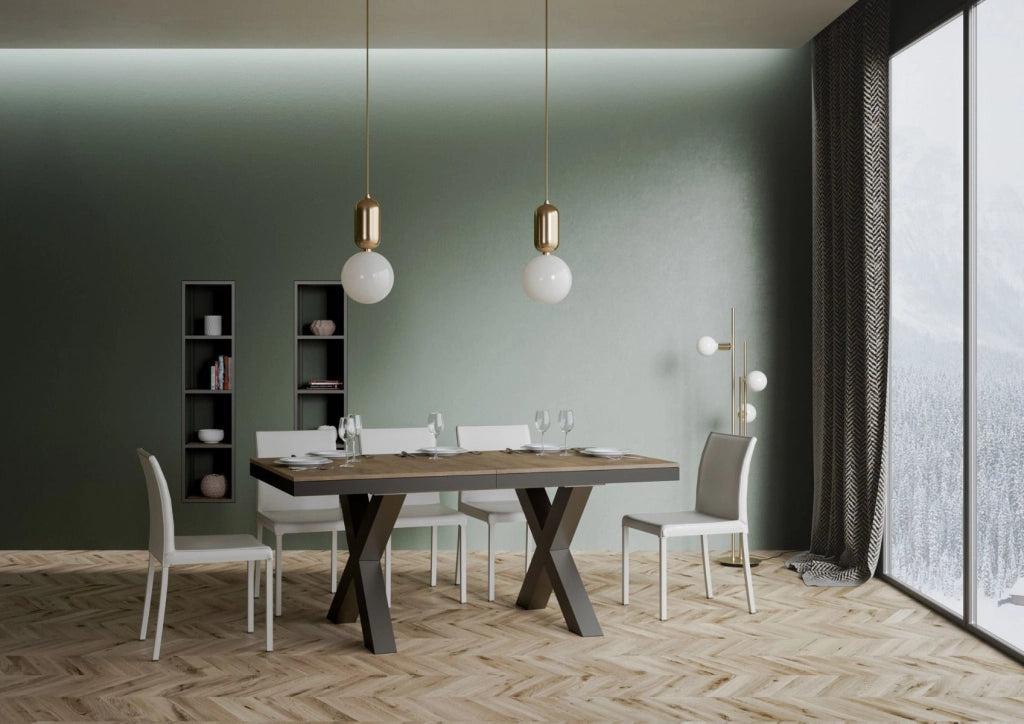 Tavolo Allungabile 160-420x90x77 cm Traffic Evolution Noce