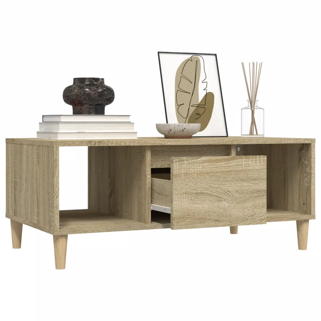 Tavolino salotto | Tavolino da caff¨¨ | Tavolino da Soggiorno Rovere Sonoma 90x50x36,5 cm Legno Multistrato