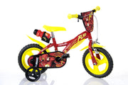 FLASH 12", bicicletta per bambini, bici bambino, adatta a bambini tra i 3 e i 5 anni, per altezza tra 85 e 105 cm, con b