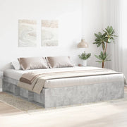 Giroletto-Struttura Letto Grigio Cemento 180x200 cm Super King
