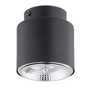 Spot soffitto nero tondo 12 cm ES111 15W Emibig Nano