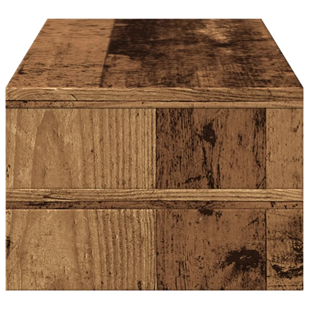 vidaXL Supporto per Monitor Legno Vecchio 54x22x15 cm in Truciolato