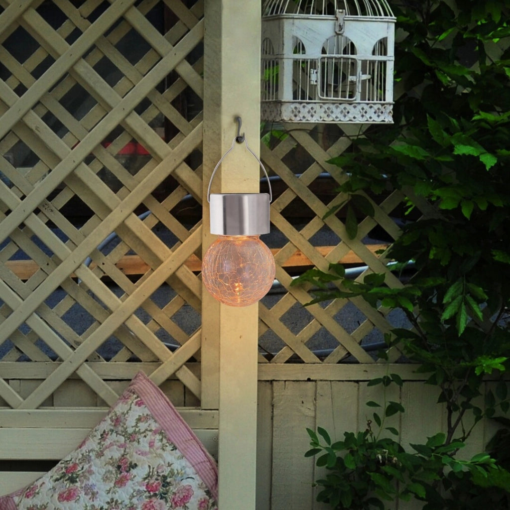 Lampada solare LED RGB Yola cromo satinato Rabalux