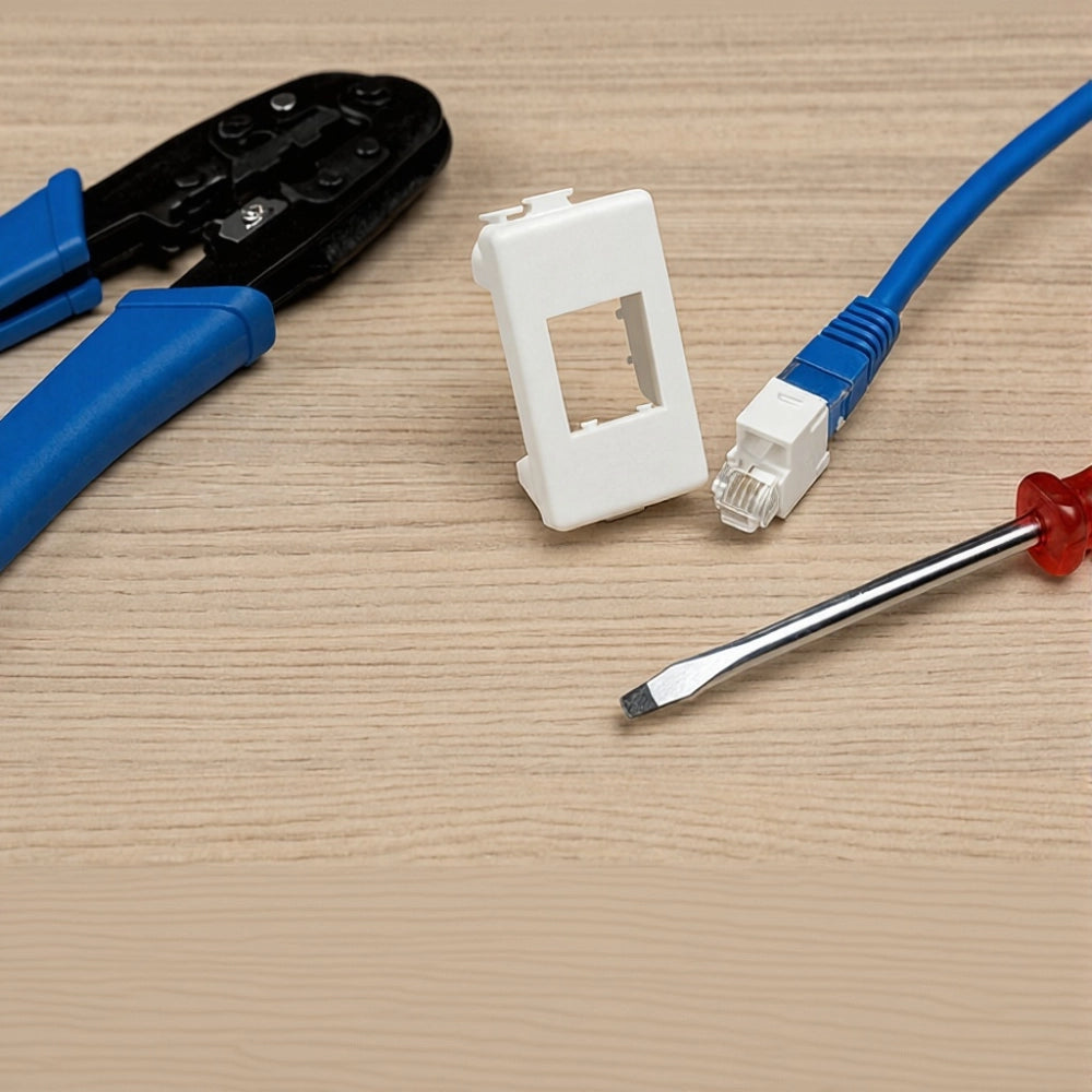 Frontalino keystone singolo mach power nw-fktx per bt matix bianco