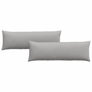Cuscini da Divano 2 pz | Cuscini per sedie Grigio Nuvola 120 x 40 cm Tessuto