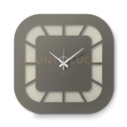 Orologio da parete minimal Exo Avorio,fango