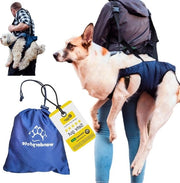 Borsa per cani con accessori per Wanderpfote - Con spazio di stoccaggio - Rosso