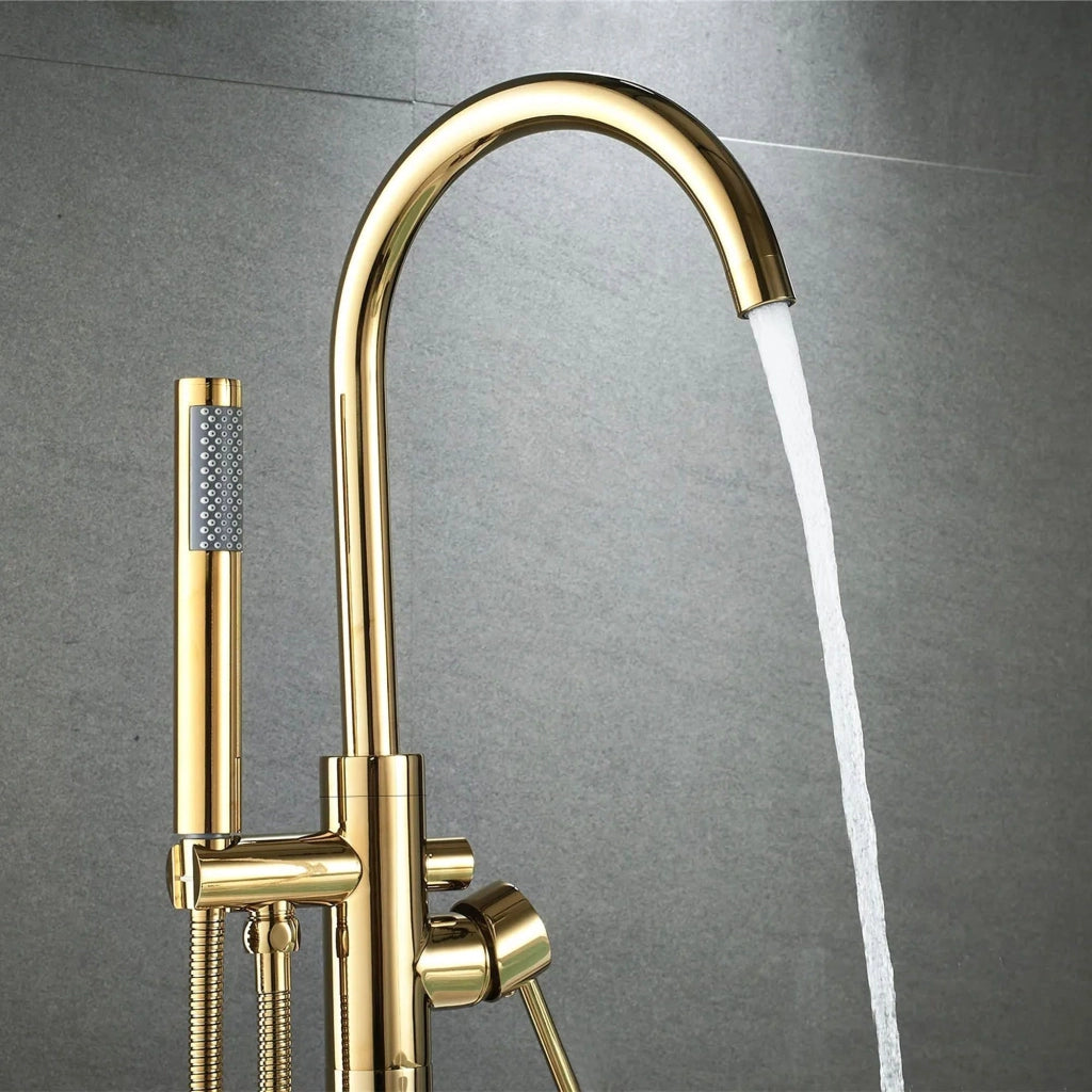 Rubinetto Indipendente Rea Lungo Gold