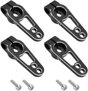 Braccio servo in alluminio - 4 pezzi - 25T albero di trasmissione - filo M3 - 32 mm di lunghezza - adatto per auto RC 1/10 - servo manubrio