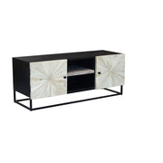PORTA TV STANFORD IN LEGNO CON DECORO 140 X 46 X H 56 CM