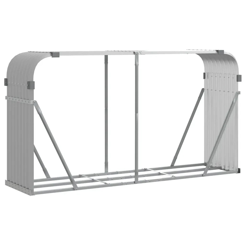 Portaceppi Grigio Chiaro 180x45x100 cm in Acciaio Zincatocod mxl 85030