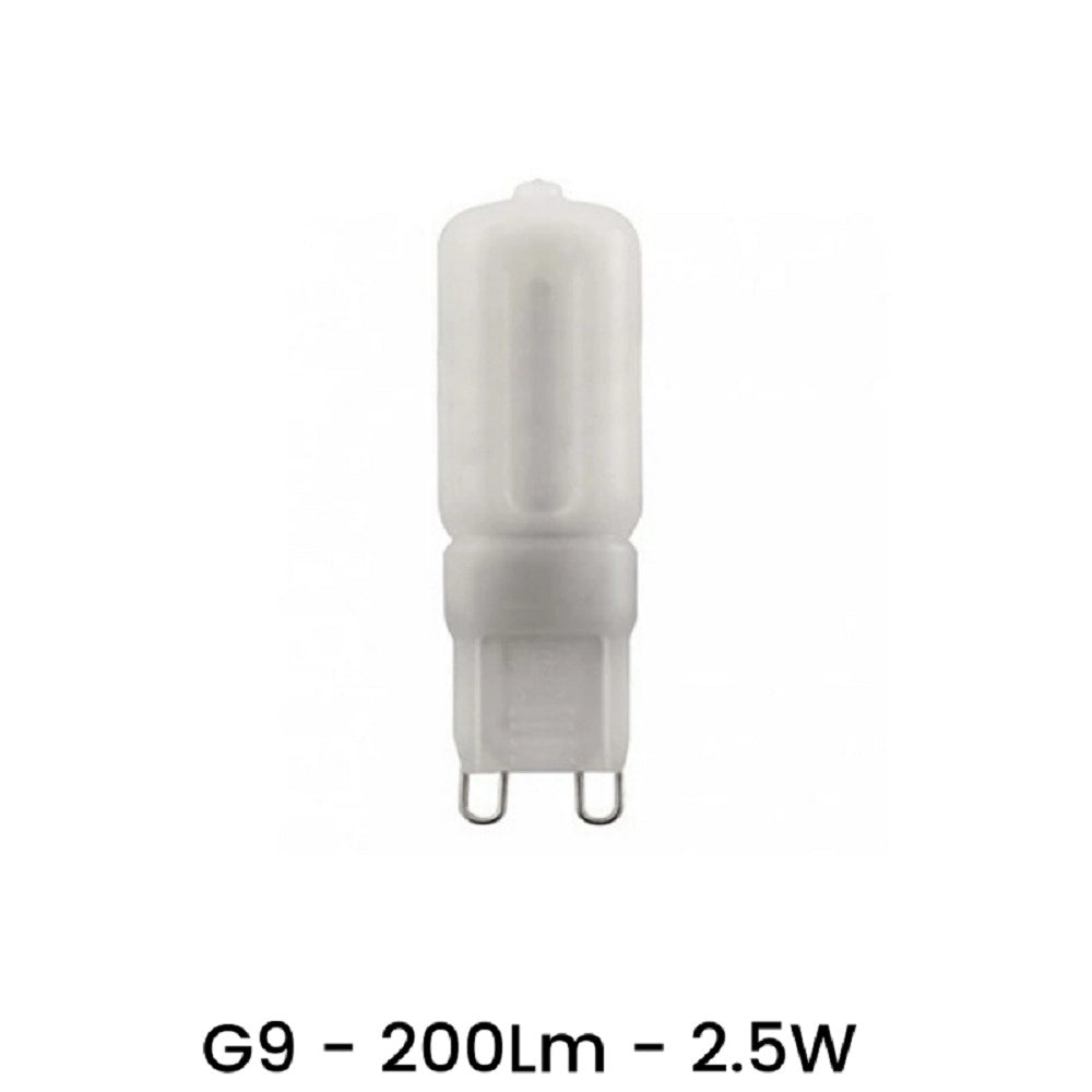 Trade Shop - Lampadina Led G9 2.5 Watt Luce Bianco Caldo 3000k Freddo 6500k Naturale 4000k - -bianco Naturale      -