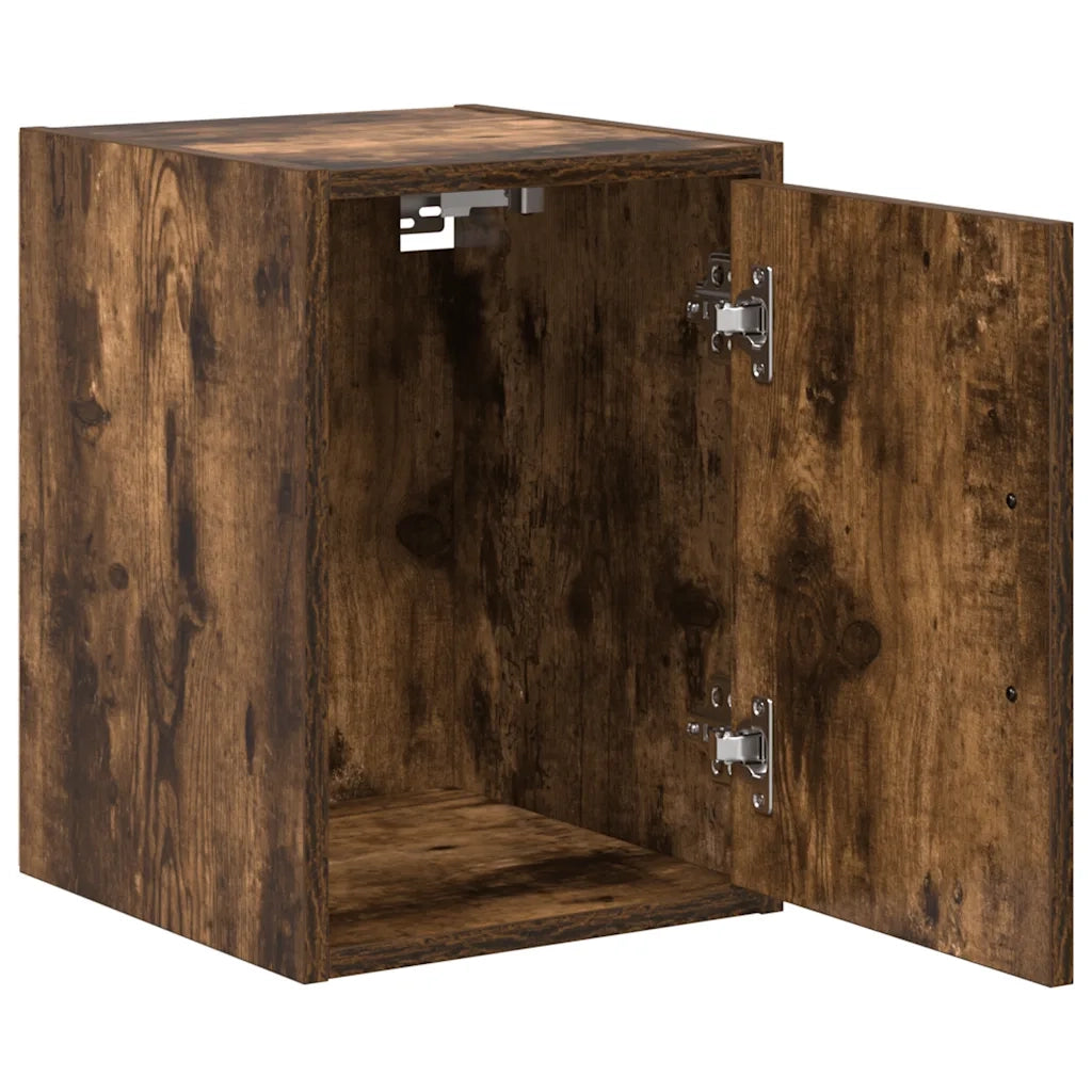 Pensili per Garage 2 pz Rovere Fumo in Legno Multistrato CFW5426019