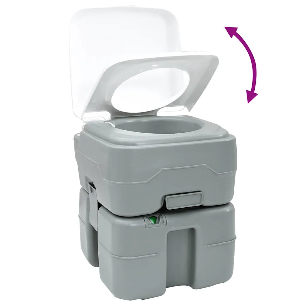 Toilette da Campeggio Grigio 41,5 x 36,5 x 42 cm CFW3864223