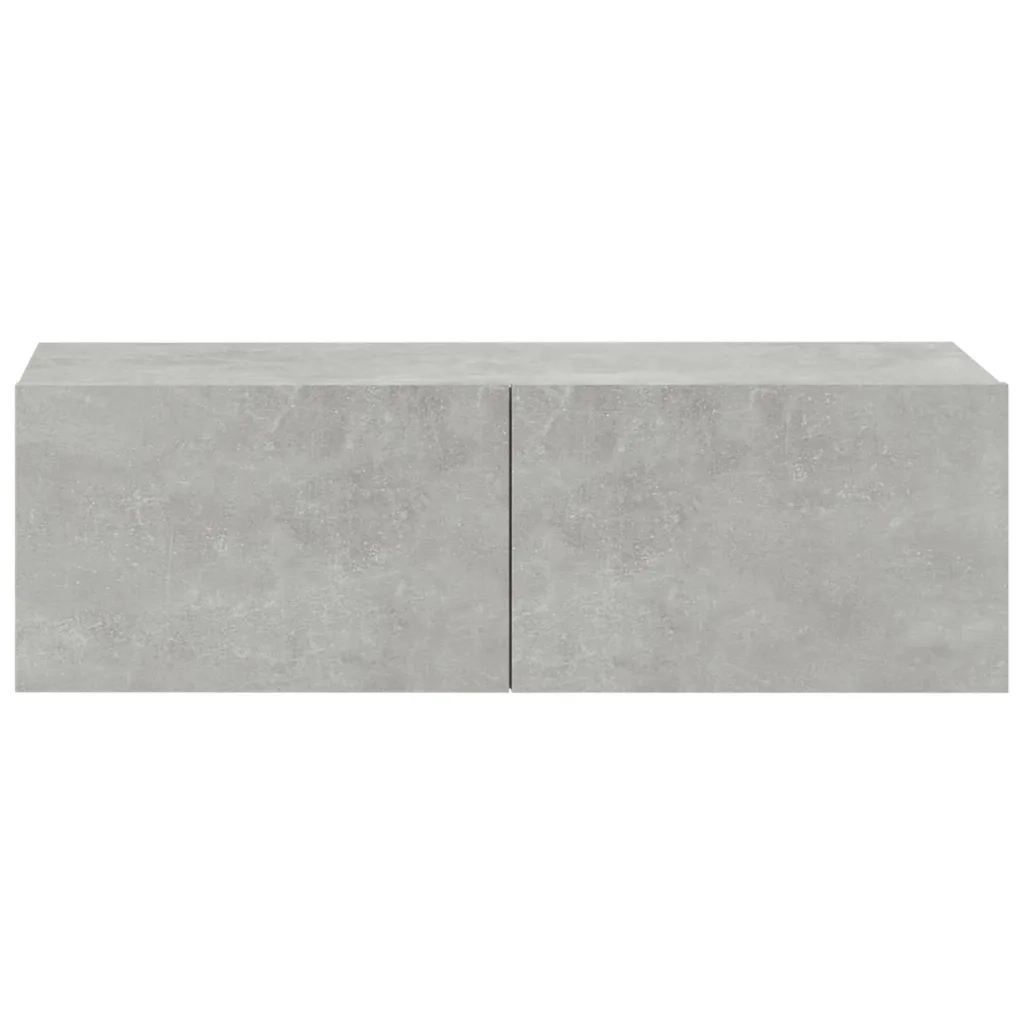 Set di Mobili Porta TV 6 pz Grigio Cemento in Legno Multistrato cod mxl 69351