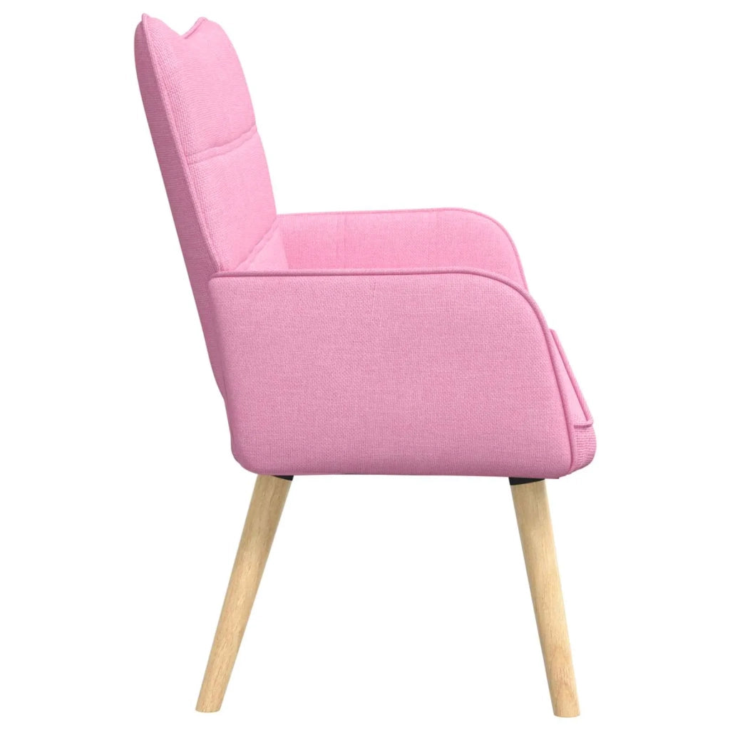 Sofa a Due Posti Rosa 115 x 61 x 87 cm Tessuto