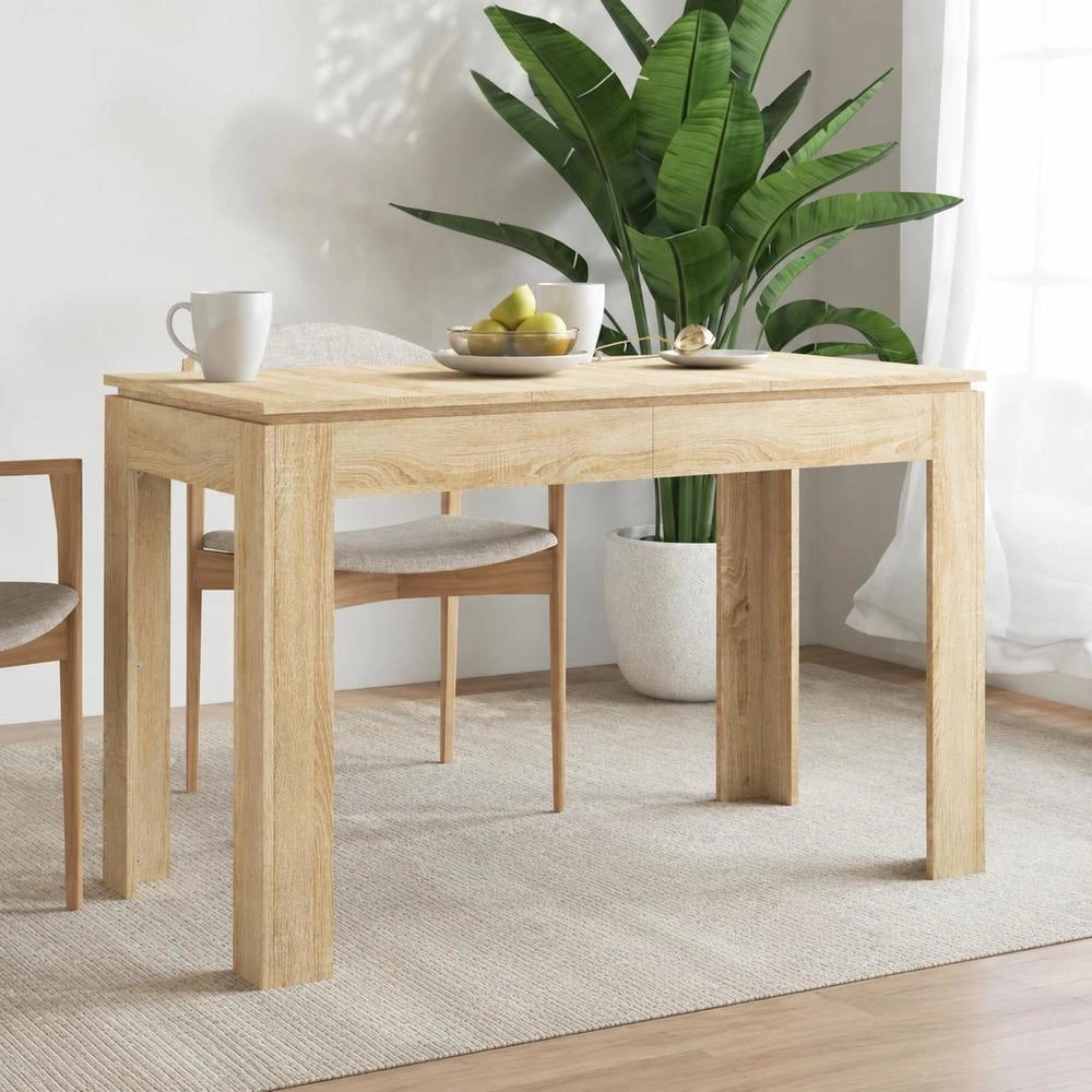 Dining Table Sonoma Oak 120x60x76 Cm Wood Composite