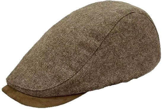Barret retro britannico con scritta in stile autunno-inverno - fa sembrare il tuo viso più piccolo
