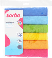 6 microfibre dochi da asciugatura extra grandi - tovaglioli multifunzionali per la pulizia - non tessuto, superassorbente e lavabile, adatti per la pulizia di auto, casa, cucina, finestre.