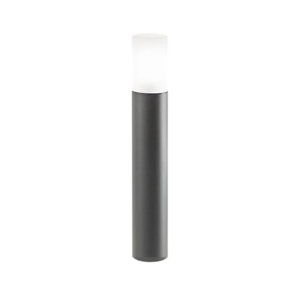 Paletto Esterno Contemporaneo Alluminio Antracite 1 Luce E27 Ip54 H60
