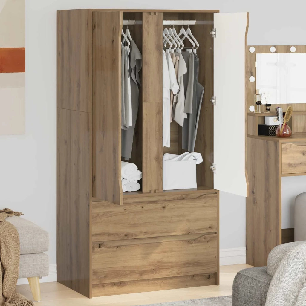 Guardaroba con cassetto Rovere Artigianale 79,5 x 49 x 156 cm 3406254