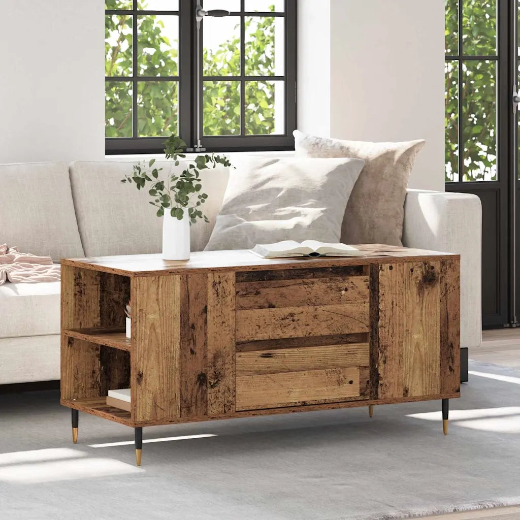 Tavolino da salotto Legno vecchio 102 x 44,5 x 50 cm 882678