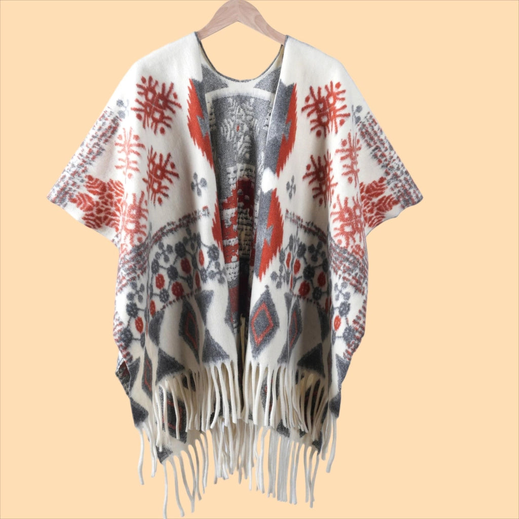 Sciarpa semplice in stile pittura a inchiostro per donna, mantello di alta moda, sciarpa invernale in cashmere