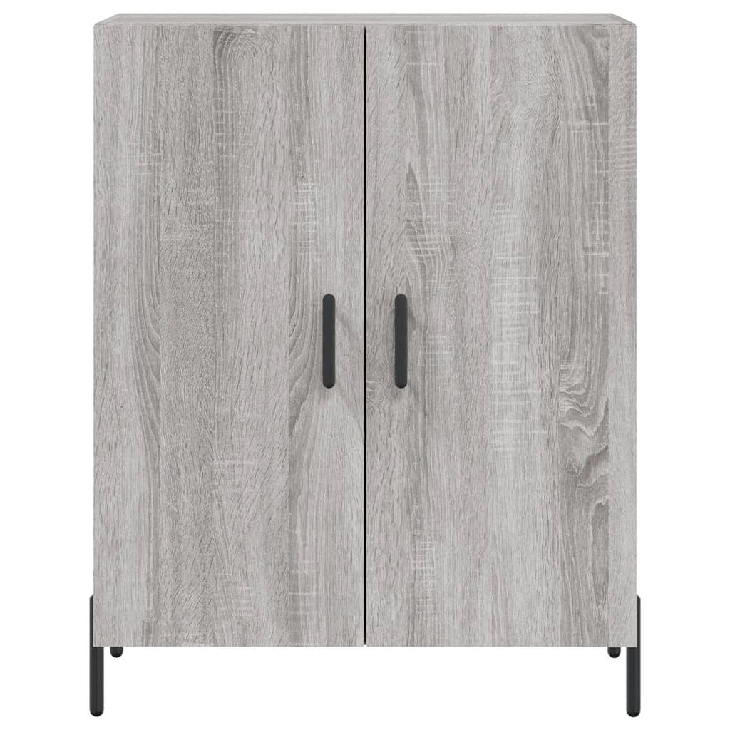 Buffet credenza cassettiera armadio mobile contenitore organizer cucina soggiorno Sonoma 69,5 x 34 x 90 cm legno ingegnerizzato grigio 02_0036497