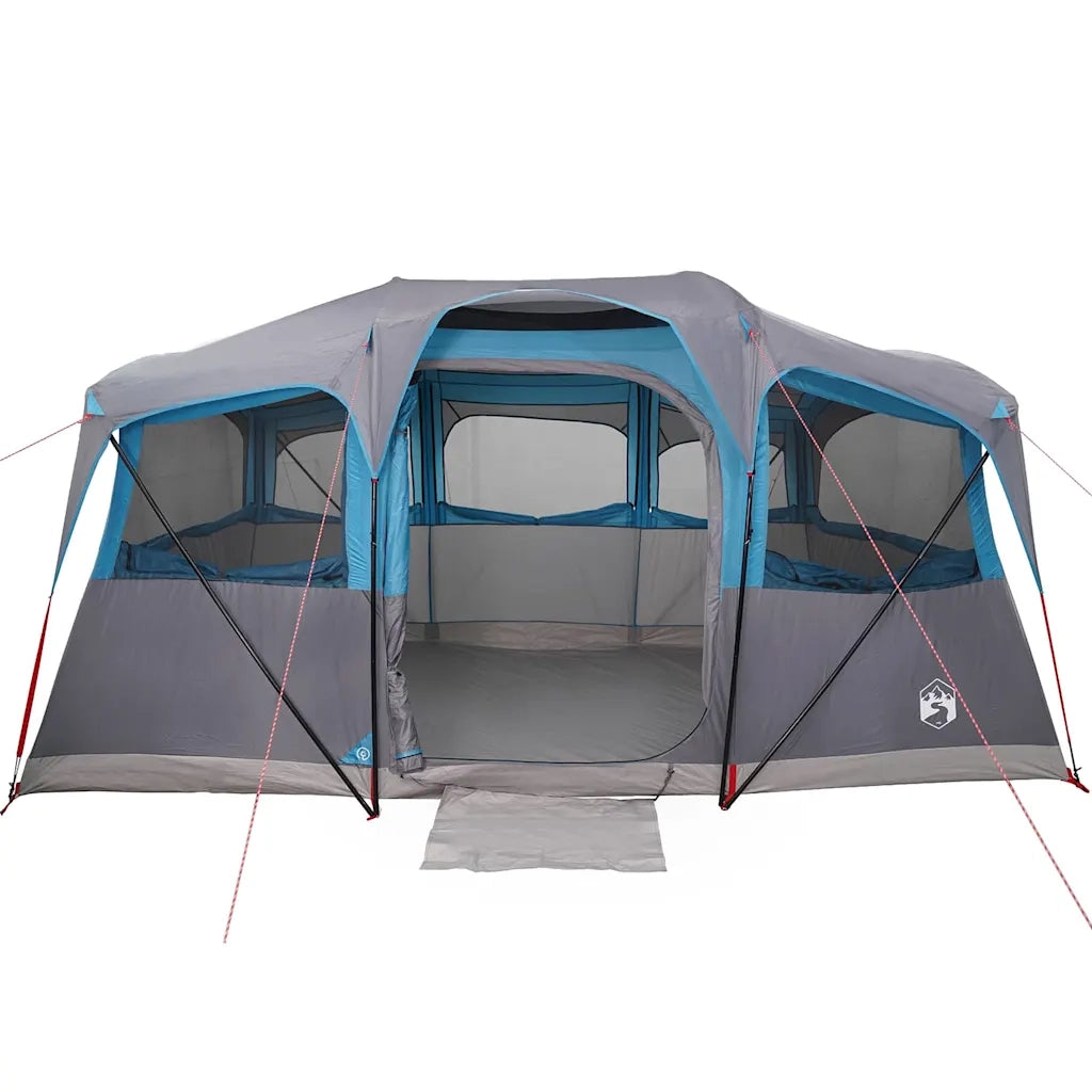 Tenda Familiare con tetto Blu e Grigio 435 x 255 x 216 cm 4100686