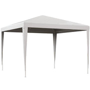 GAZEBO DA GIARDINO 3X3 M PIEGHEVOLE E PORTATILE CON COPERTURA ANTI UV BIANCO