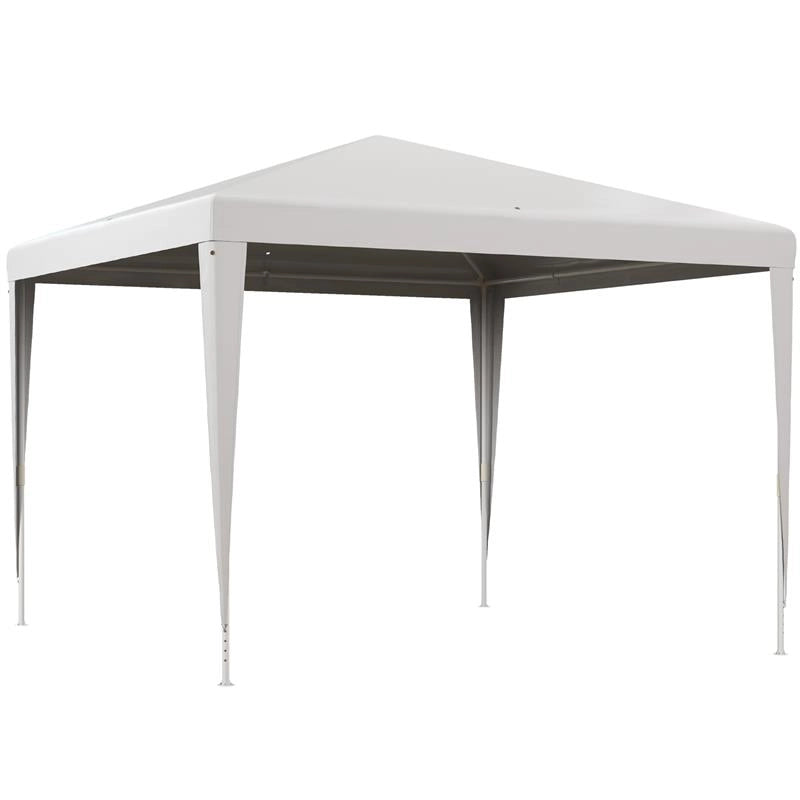 GAZEBO DA GIARDINO 3X3 M PIEGHEVOLE E PORTATILE CON COPERTURA ANTI UV BIANCO