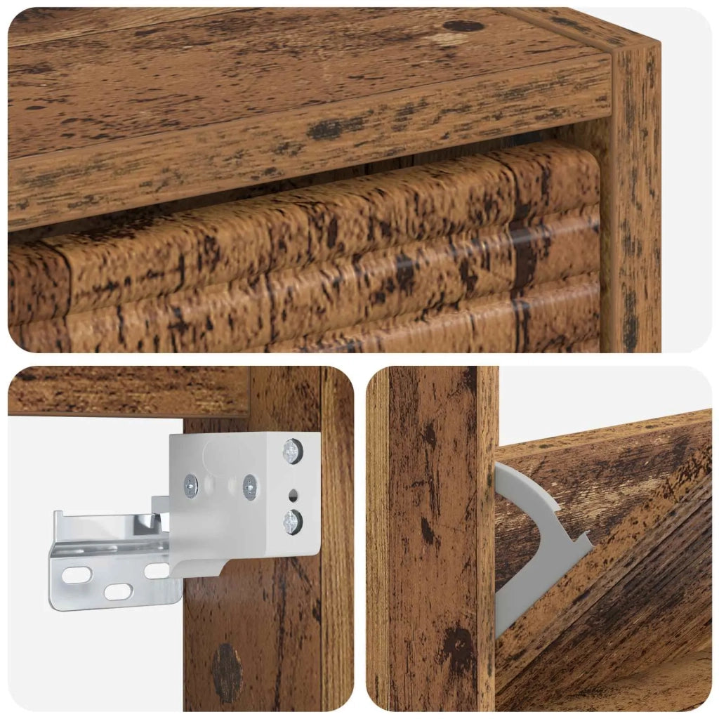 Mobiletto per Scarpe da Muro HAARLEM 71 x 17 x 43 cm 896853