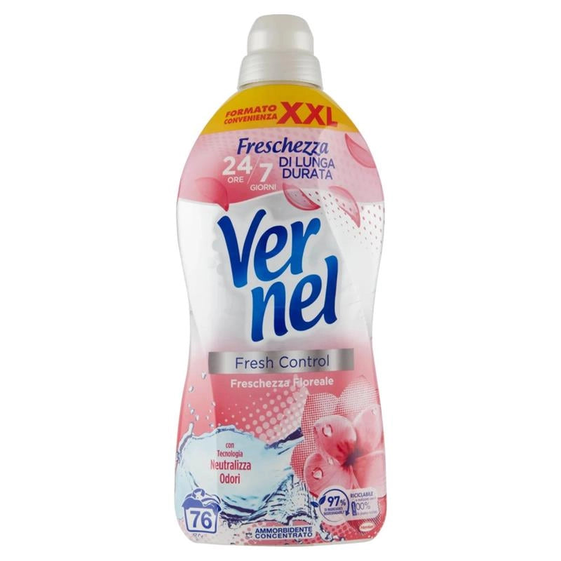 VERNEL AMMORBIDENTE CONCENTRATO FRESCHEZZA FLOREALE 76 LAVAGGI 1.9 LT
