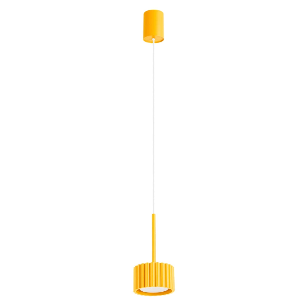 Lampada a sospensione AURA 1 giallo Gx53