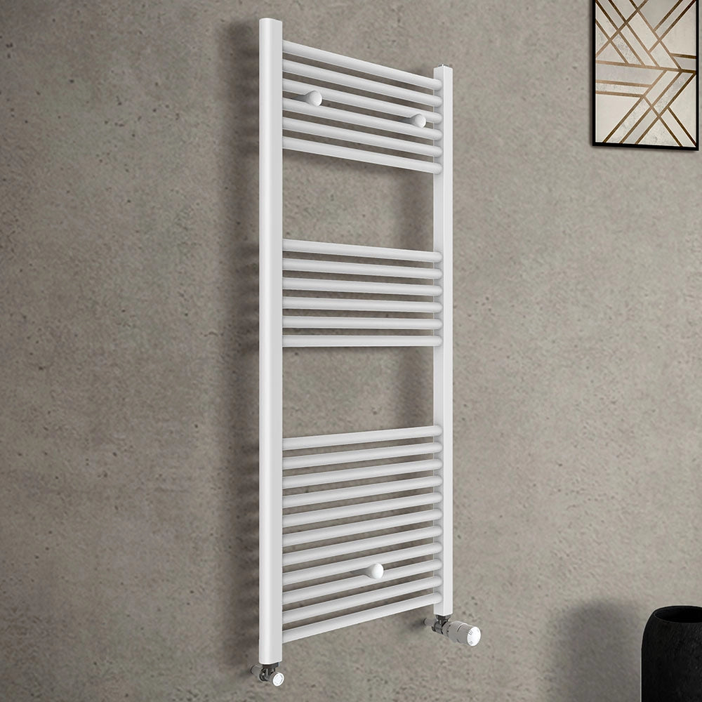 Termoarredo scaldasalviette 550x1230 bianco con interasse 50 cm Sanremo