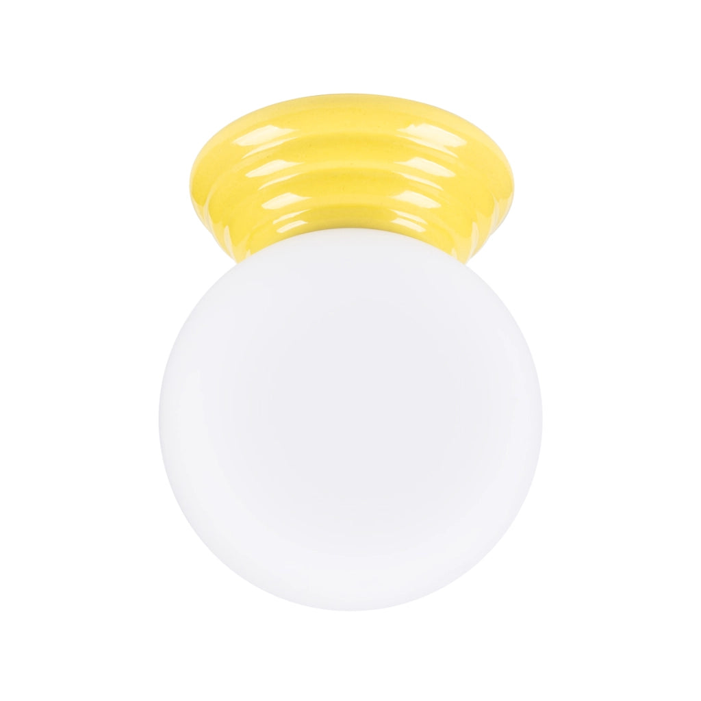 Lampada a parete ZORI giallo IP44