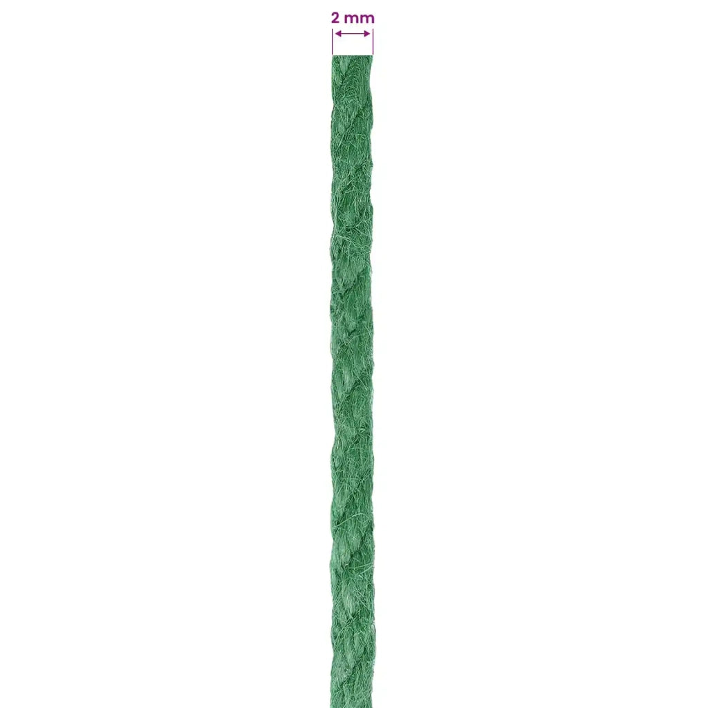 Corda di Juta 2 pcs Verde 100% juta Tossa 42011744