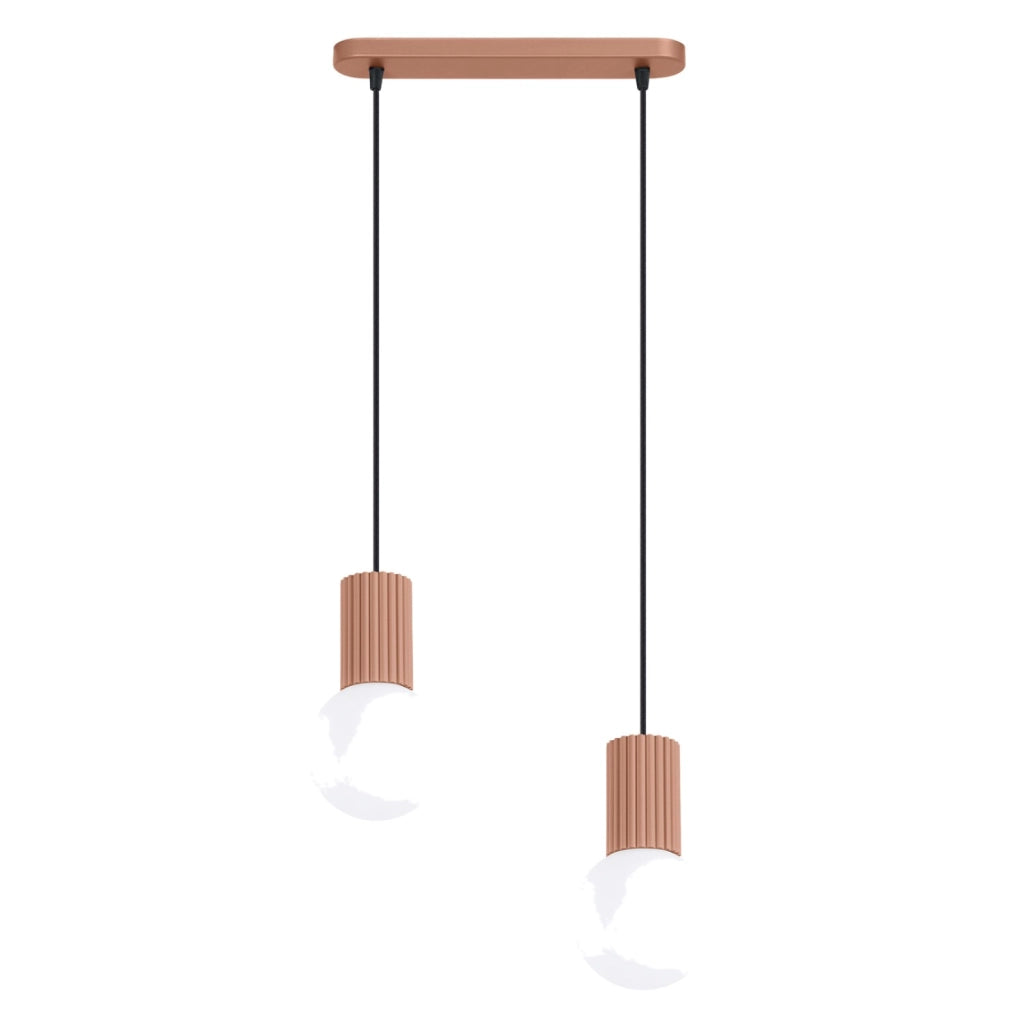 Lampada a sospensione HALO 2L mocca