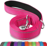 Racchetta per cani 1,5 m - Riflettente a doppia faccia - Maniglia imbottita - Nylon - Cintura robusta per cani piccoli/grandi - Migliorata visibilità - Attrezzo per cani