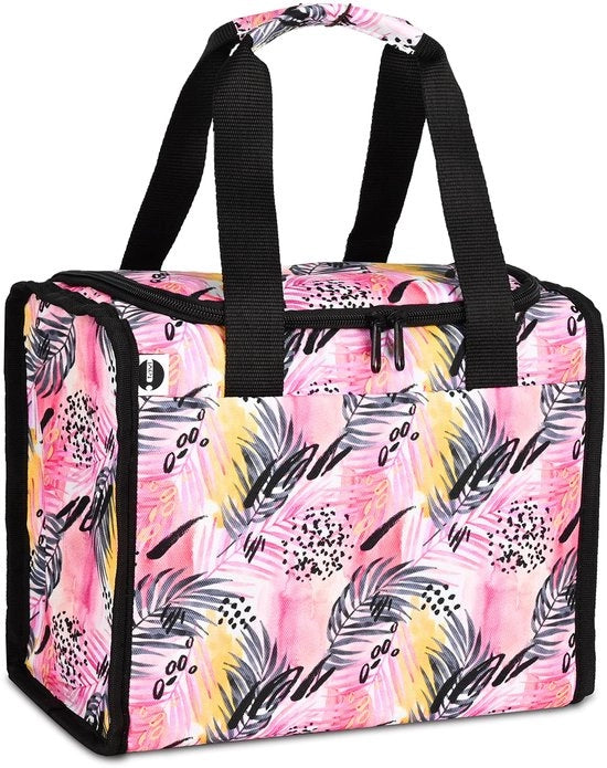 Borsa isolante per pranzo per adulti/uomini/donne/bambini, termos per lavoro/scuola/pic nic, 10L (rosso)