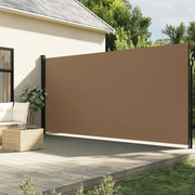 Tenda da Sole Laterale Retrattile Tortora 220x600 cm 4004574