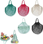 Sacchetto di stoffa riciclabile - Borsa di spesa in corda - Borsa di corda per sacchetti