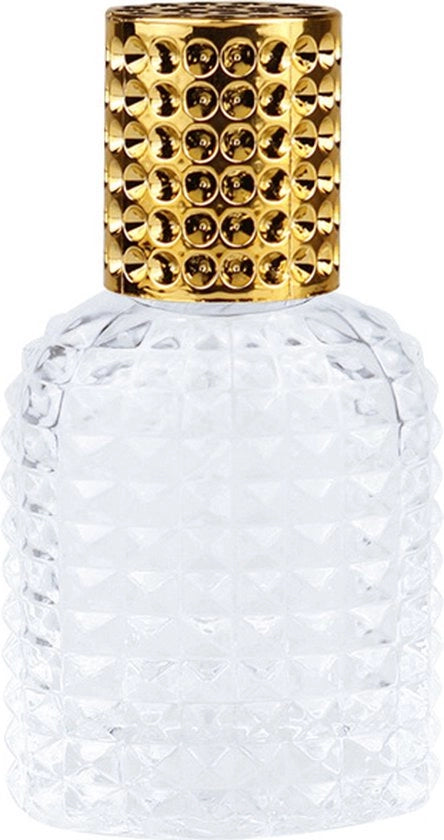Spruzzatore di profumo riutilizzabile 50ml - Borsa riutilizzabile per profumo in oro - Mini flacone di profumo portatile per viaggi - Riutilizzabile - Spruzzatore a flacone per profumo miniatura