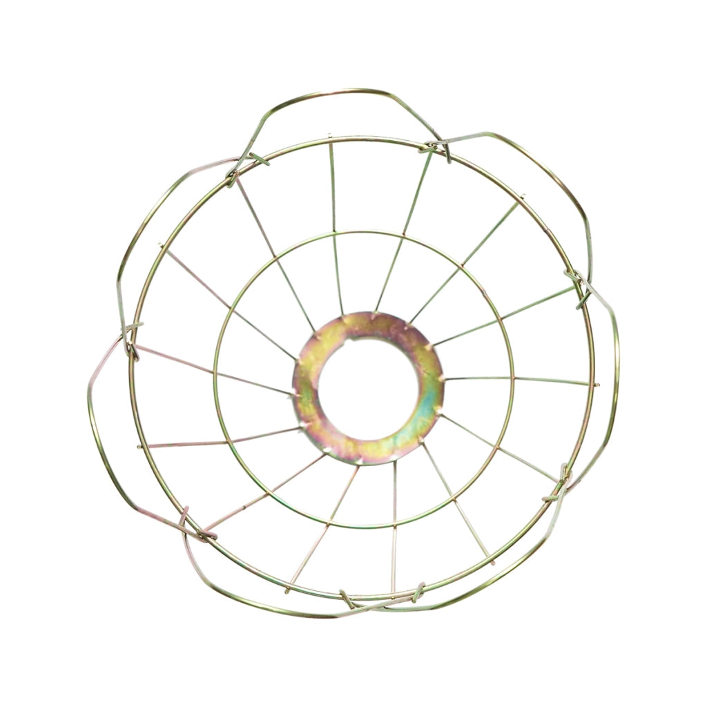 Coperchio per lampada riscaldante per pulcini e animali, filo zincato, 21x15,5x4,5 cm