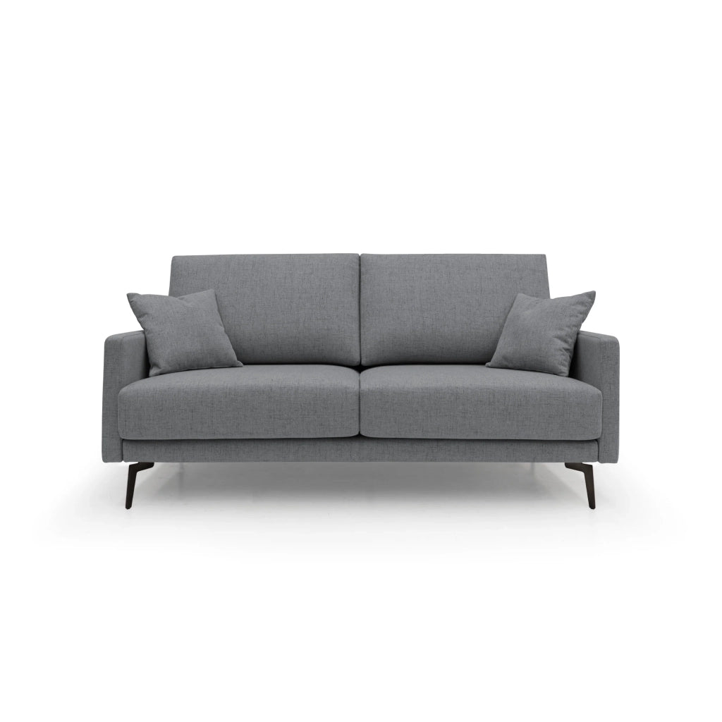 Saturno Divano moderno in tessuto morbido impermeabile T03 160 cm grigio