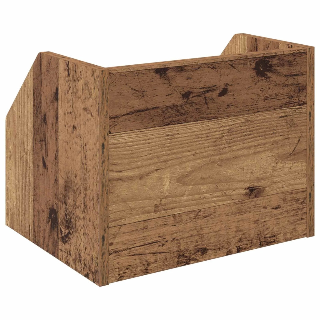 Scatola per album in vinile 2 pz Legno di quercia 8012823