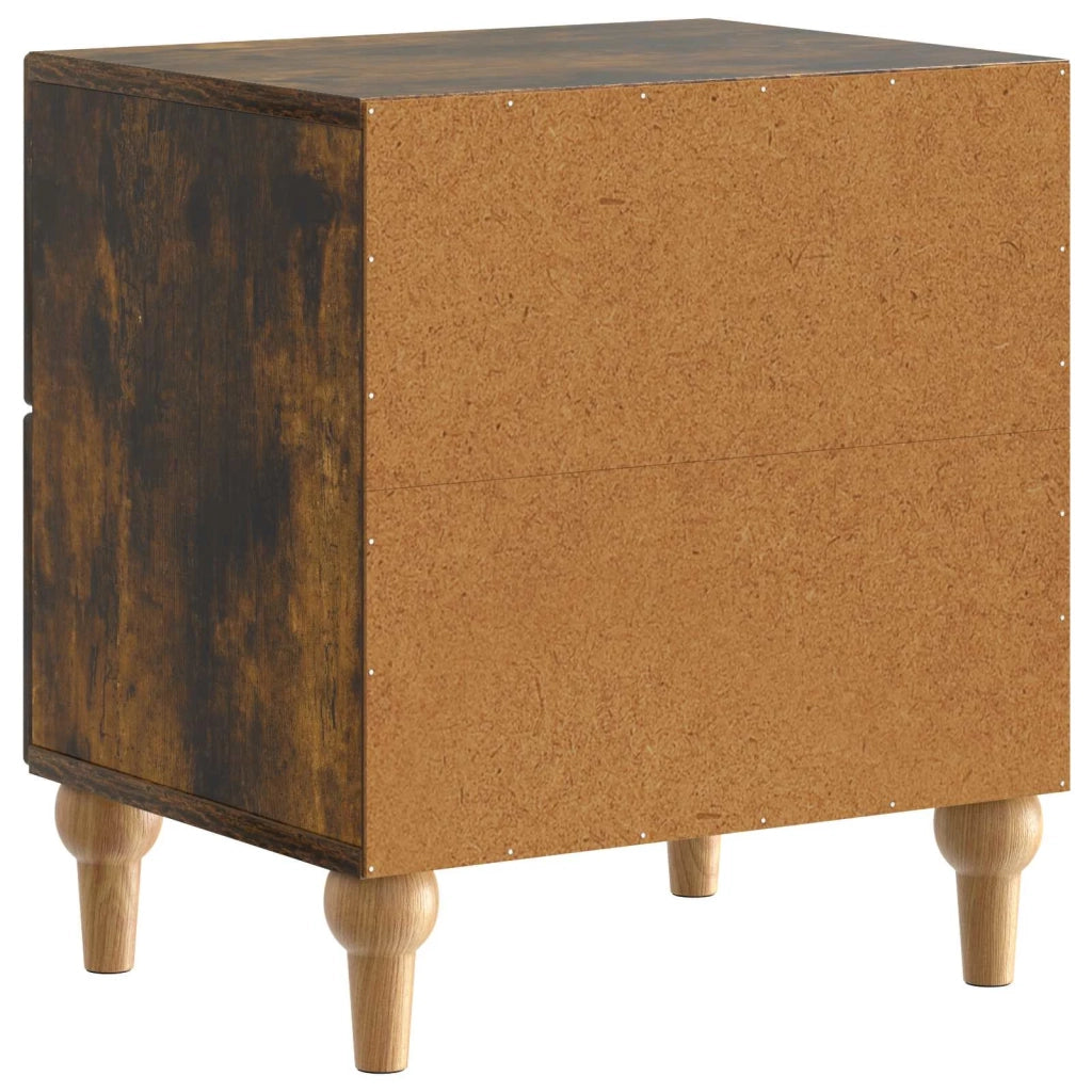 Armadio da Notte con cassetto Rovere Fumo 43 x 34,5 x 48 cm 894075